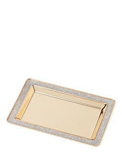 kate spade new york Glitter Catch All Gold-Plated Trinket Tray - view 2, Gold