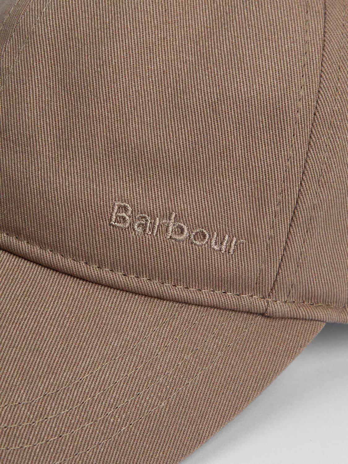 Product image 4 of 4, which shows Barbour Olivia Logo Sports Baseball Cap, Military Brown