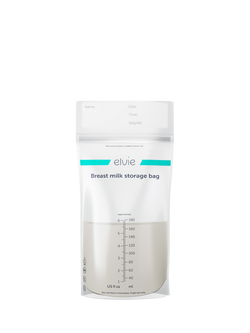 Elvie Breastmilk Storage Bags, Pack of 100, 180ml, 