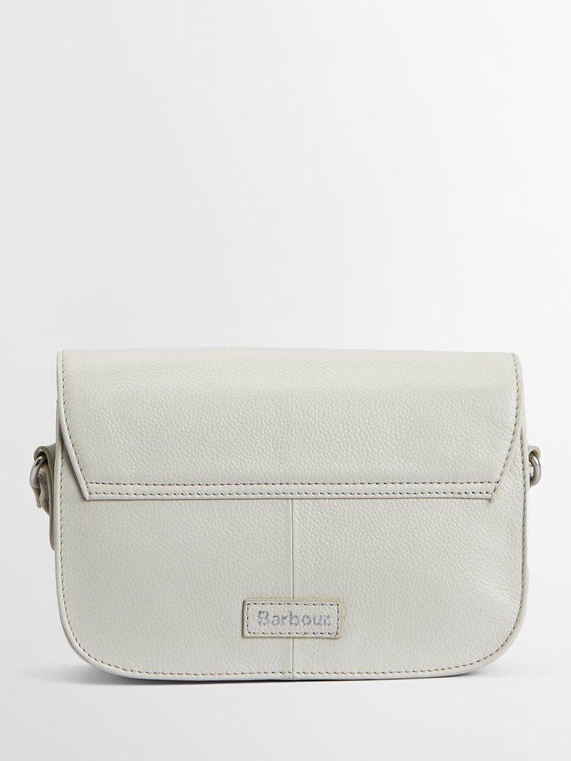 Product image 2 of 8, which shows Barbour Isla Leather Crossbody Bag, Light Sand