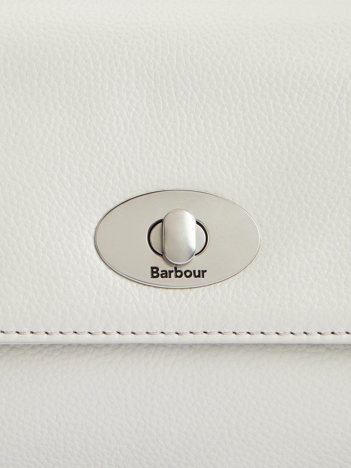Product image 7 of 8, which shows Barbour Isla Leather Crossbody Bag, Light Sand