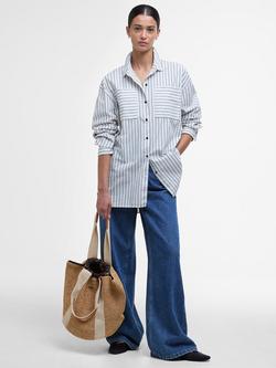 Barbour Lily Beach Tote Bag, Natural - view 2, Natural