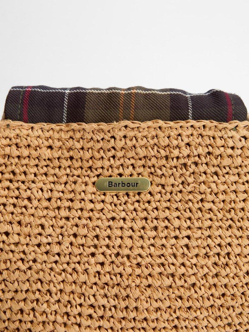 Product image 4 of 9, which shows Barbour Lily Soft Tote Bag, Natural