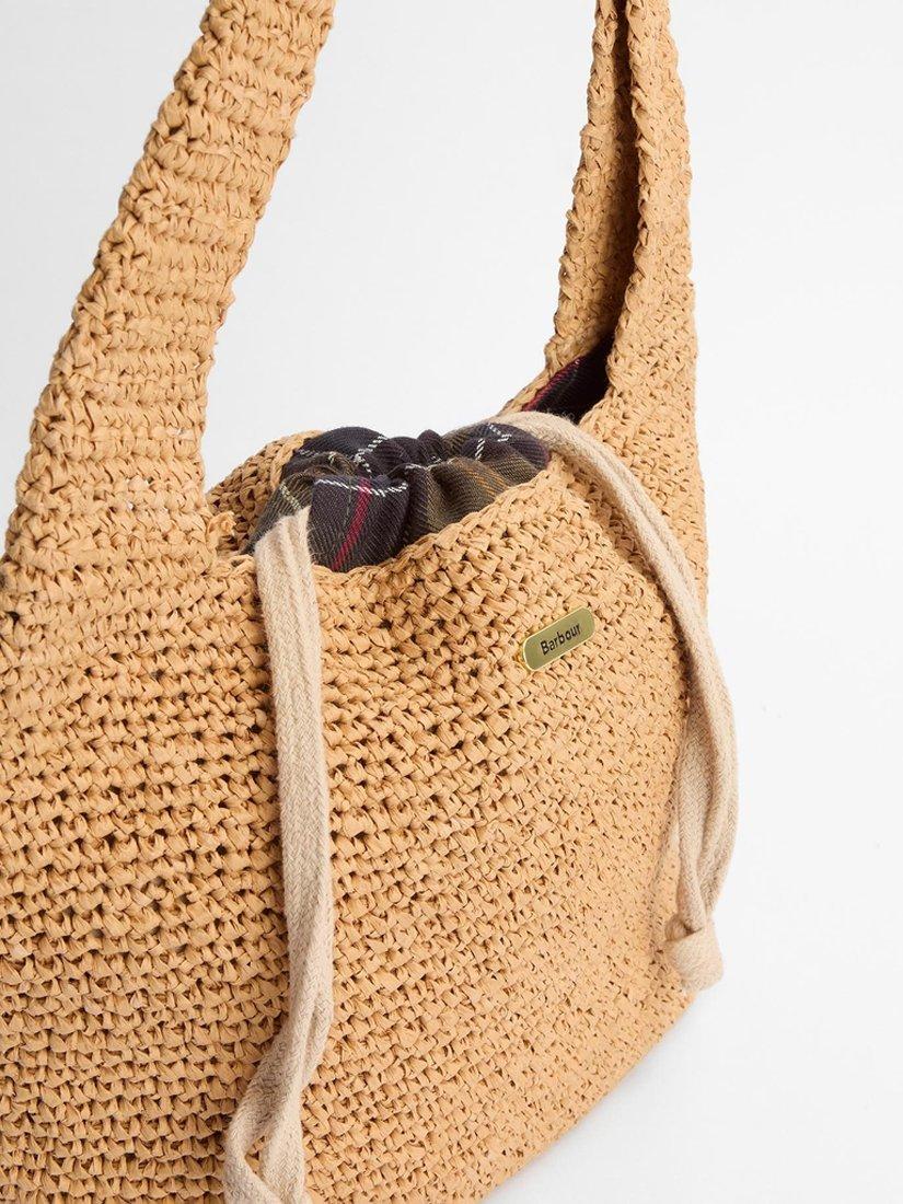 Product image 5 of 9, which shows Barbour Lily Soft Tote Bag, Natural