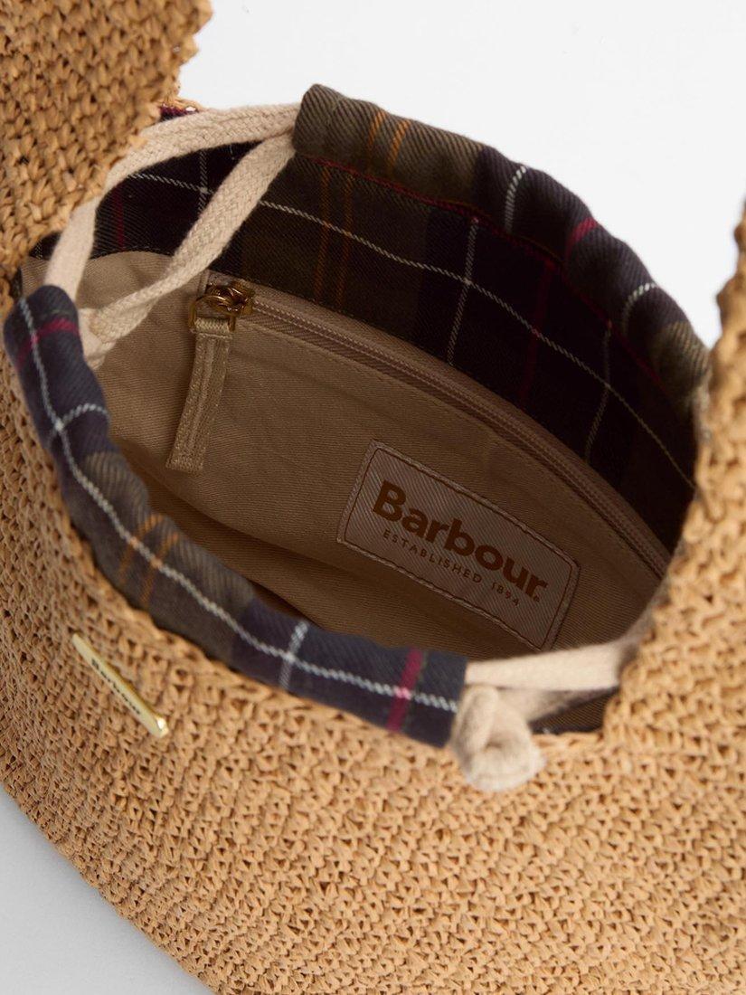 Product image 6 of 9, which shows Barbour Lily Soft Tote Bag, Natural