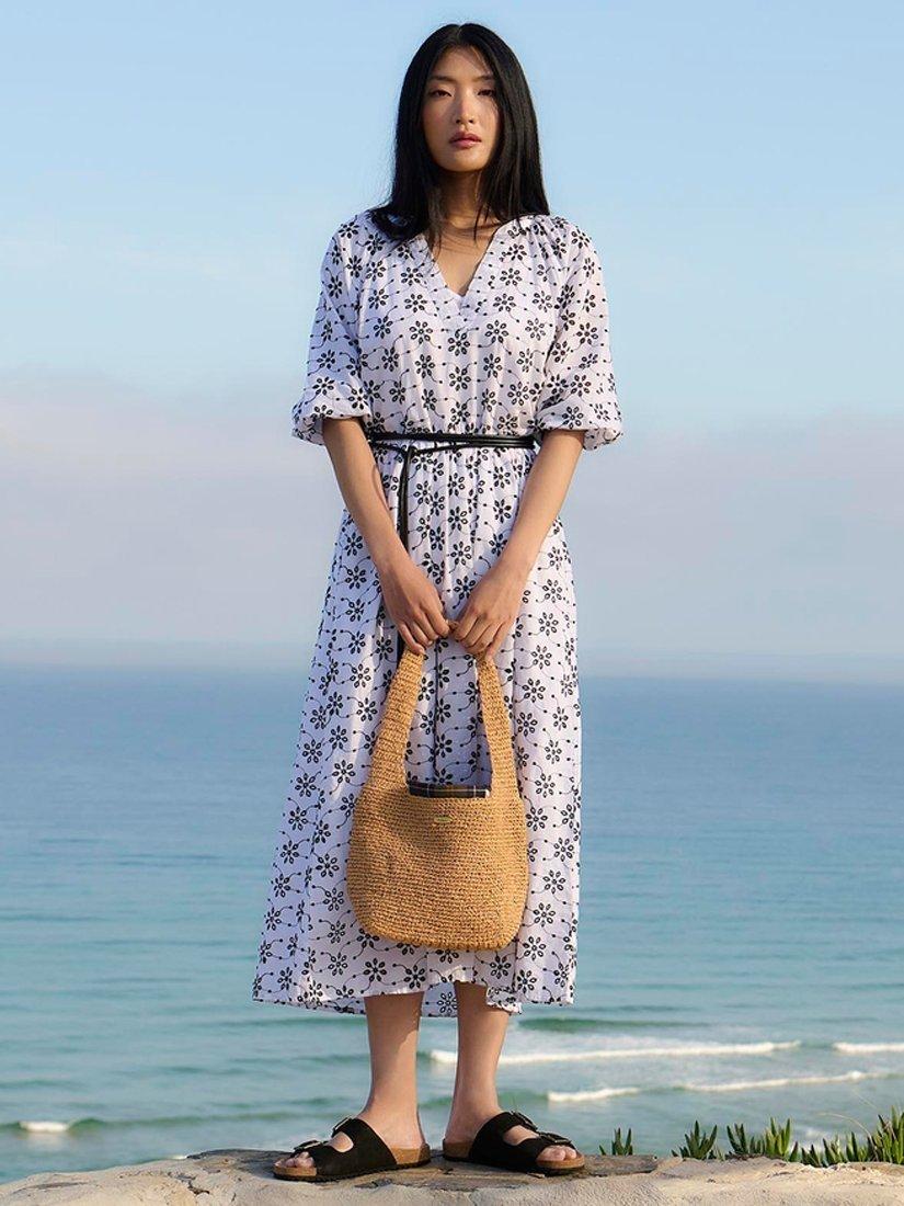 Product image 8 of 9, which shows Barbour Lily Soft Tote Bag, Natural