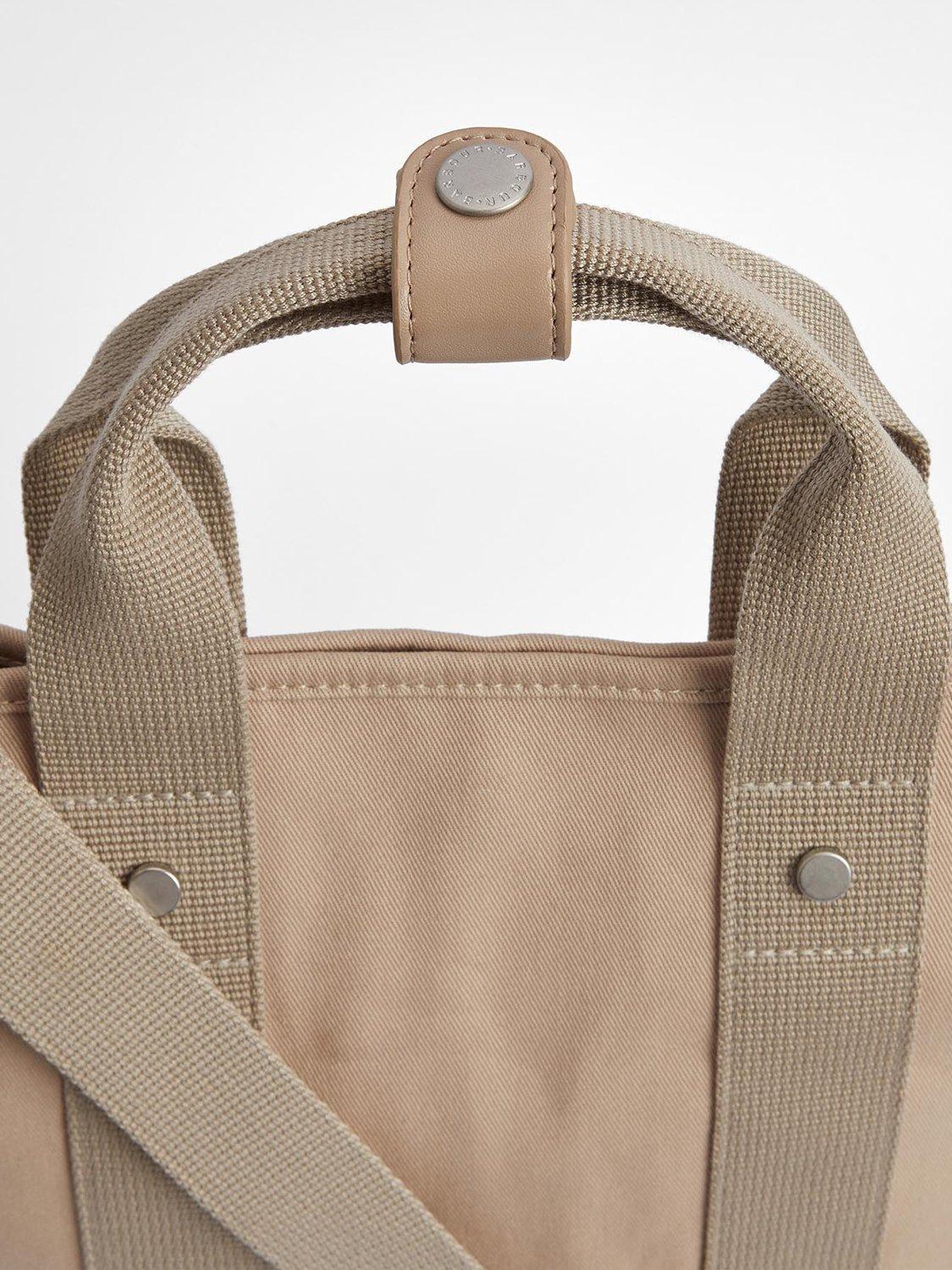 Product image 5 of 8, which shows Barbour Olivia Bucket Tote Bag, Light Sand