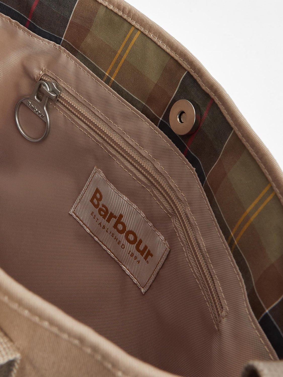 Product image 7 of 8, which shows Barbour Olivia Bucket Tote Bag, Light Sand