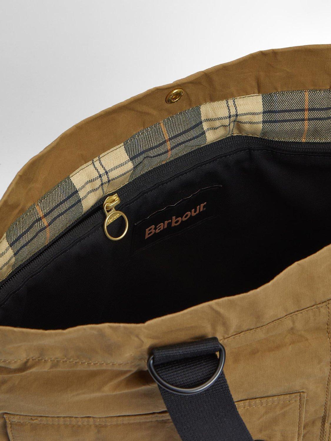 Product image 5 of 8, which shows Barbour Transport Carry All Bag, Golden Khaki
