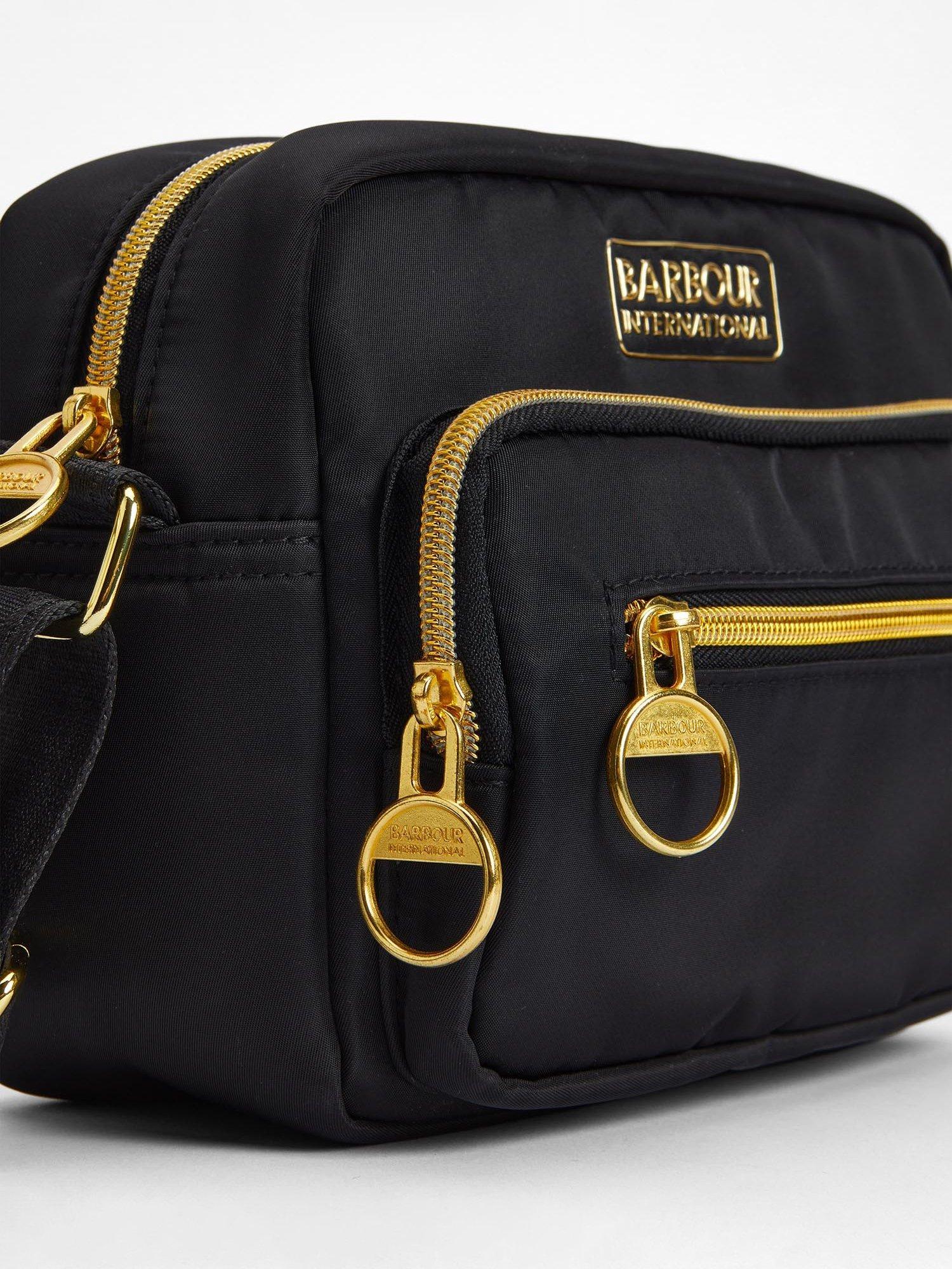 Product image 6 of 7, which shows Barbour International Qualify Crossbody Bag, Black