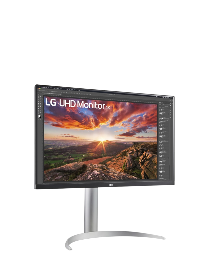 LG 27UP85NP 4K Ultra HD Monitor, 27”, Black