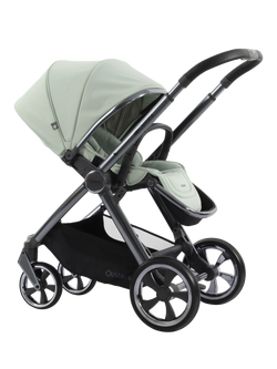 Oyster 4 Pushchair, Cybex Cloud T Car Seat and Base by BabyStyle Luxury Bundle - view 2, Pistachio
