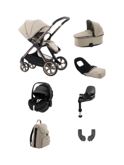 Oyster 4 Pushchair, Maxi-Cosi Pebble 360 Pro2 Car Seat and Base Luxury Bundle, Buttermilk