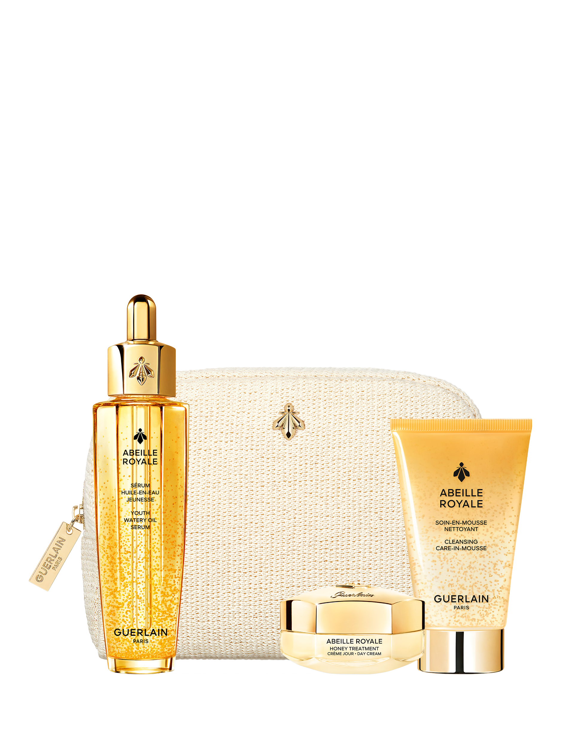 Product image 1 of 3, which shows Abeille Royale Age-Defying Programme Youth Watery Oil Serum Skincare Gift Set