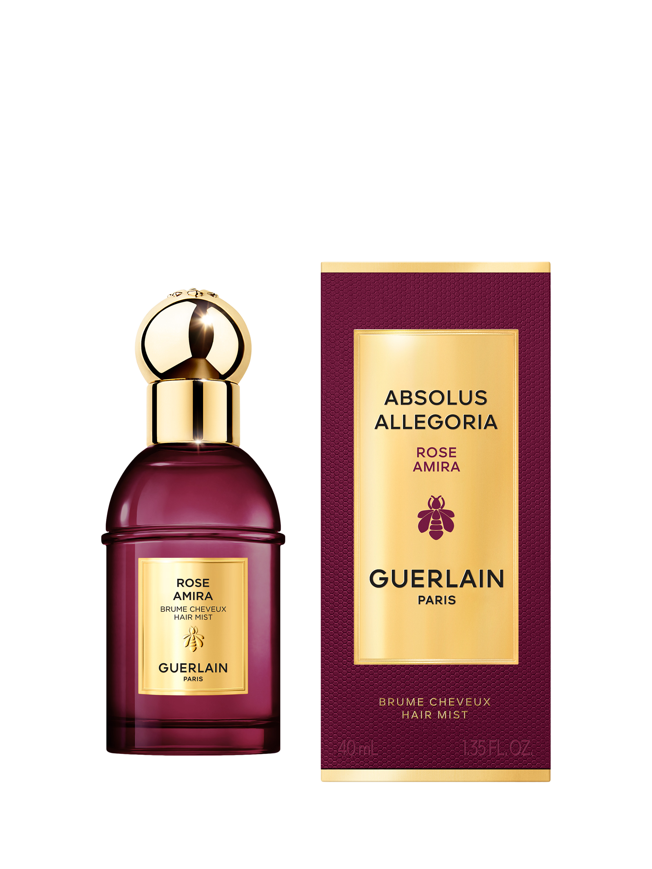 Product image 6 of 6, which shows Guerlain Absolus Allegoria Rose Amira Hair Mist, 40ml