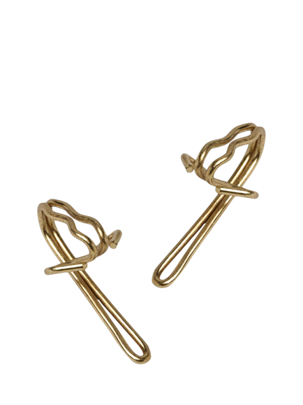 Speedy Products Brass Plated Curtain Hooks, Pack of 20, Gold, Gold