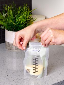 Vital Baby Nurture Easy Pour Breast Milk Storage Bags, Pack of 30 - view 2, 
