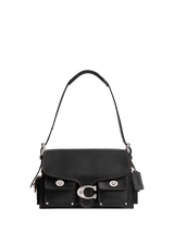 Coach Leather Cargo Tabby Shoulder Bag, Lh/Black