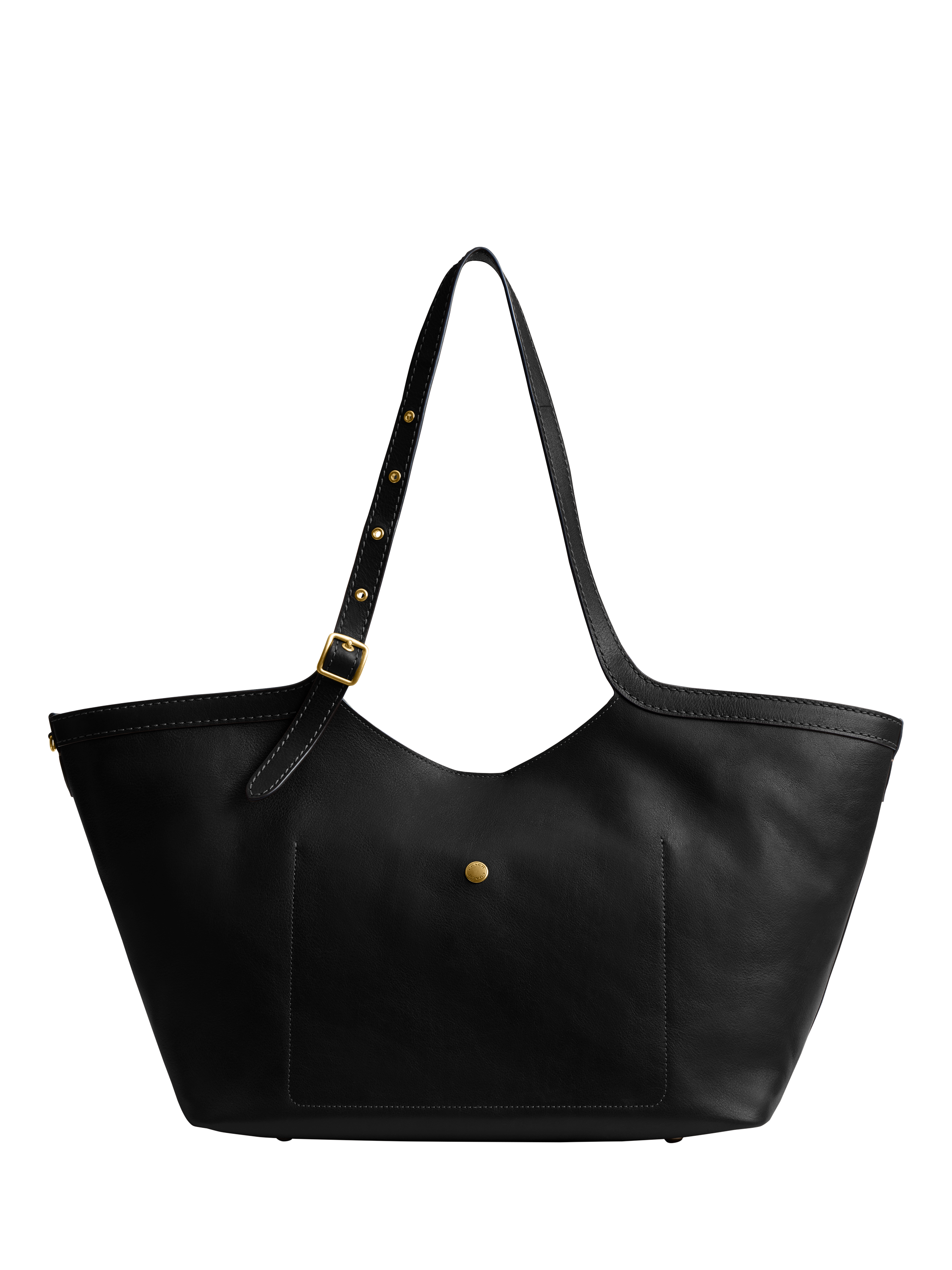 Product image 3 of 4, which shows Coach Gramercy Leather Tote Bag, B4/Black