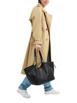 Coach Gramercy Leather Tote Bag - view 2, B4/Black