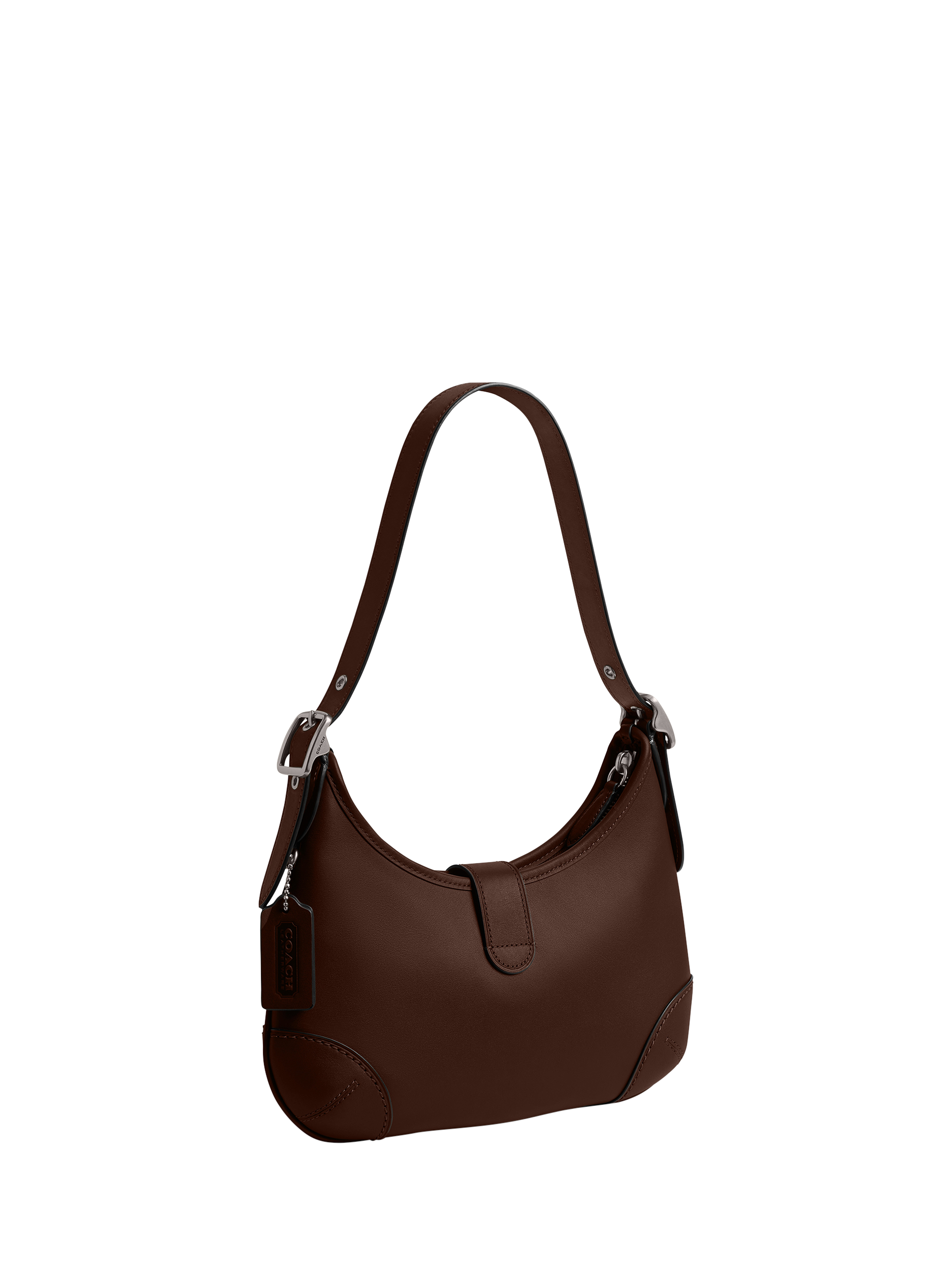 Product image 2 of 4, which shows Coach Hamptons Glove-Tanned Leather Hobo Bag, Lh/Maple