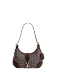 Coach Hamptons Signature Jacquard Hobo Bag, Brown/Multi