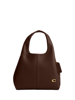 Coach Lana 23 Small Leather Grab Bag, Maple