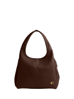 Coach Lana Leather Shoulder Bag, B4/Maple