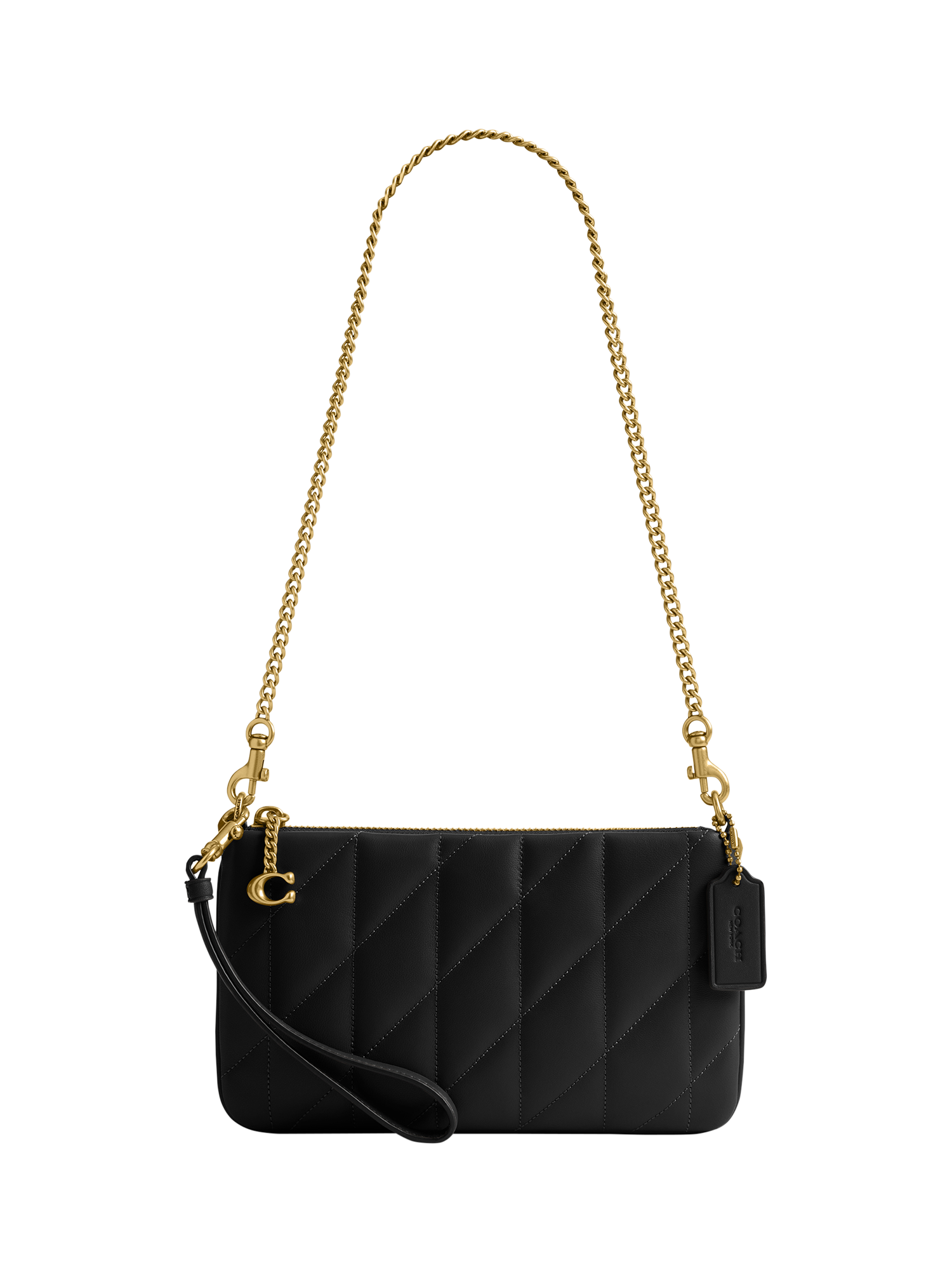 Coach Quilted Leather Pouch Bag