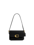 Coach Sage Leather Shoulder Bag, Black