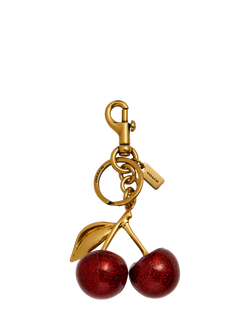 Coach Cherries Gold Plated Charm, Gold/Red, B4/Red Apple