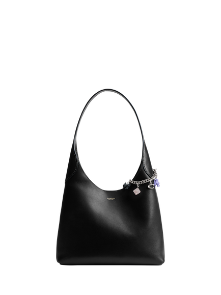 Coach Motifs Silver Toned Bag Charm - view 2, Lh/Multi