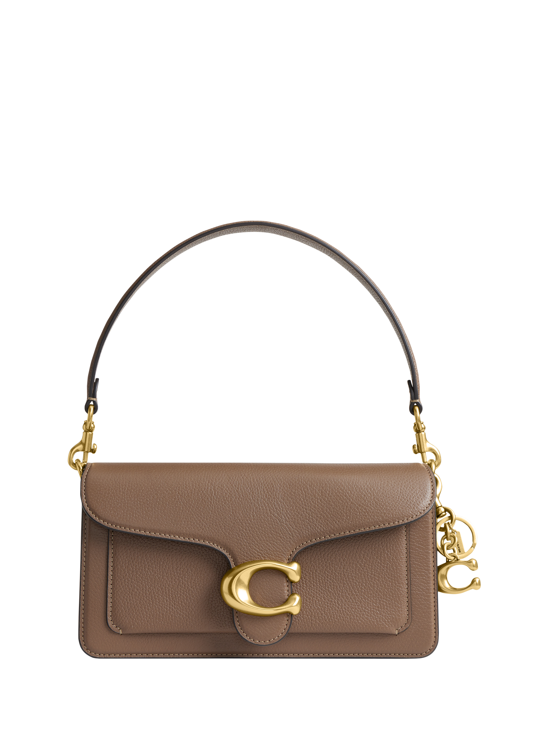 Product image 2 of 2, which shows Coach Signature C Bag Charm, Brass