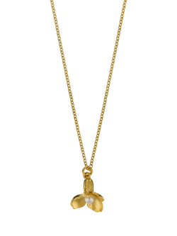 Alex Monroe Cuckoo Flower Necklace, Gold, Gold