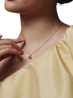 Alex Monroe Cuckoo Flower Necklace, Gold - view 2, Gold