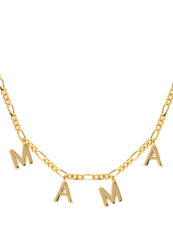 LARNAUTI MAMA Chain Necklace, Gold, Yellow Gold