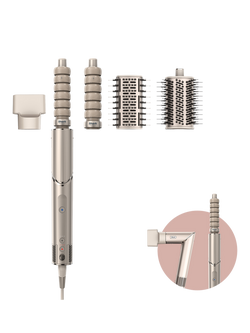 Shark FlexStyle HD432PKUK Limited Edition 4-in-1 Air Styler & Hair Dryer Gift Set, Stone