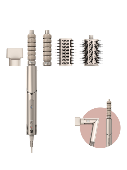 Shark FlexStyle HD432PKUK Limited Edition 4-in-1 Air Styler & Hair Dryer Gift Set, Stone