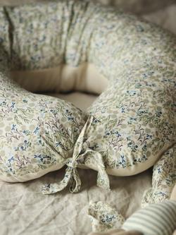 Avery Row Organic Cotton Nursing Pillow - view 2, Riverbank