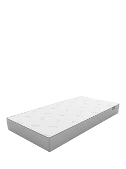 Silver Cross TrueFit Dual-Sided Pocket Spring Cotbed Mattress, 140 x 70cm, White