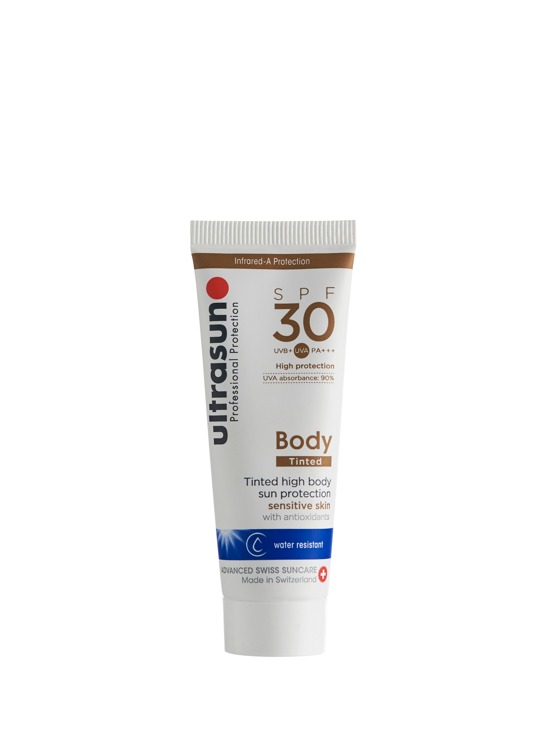 Product image 1 of 1, which shows Ultrasun Tinted Body SPF30, 25ml