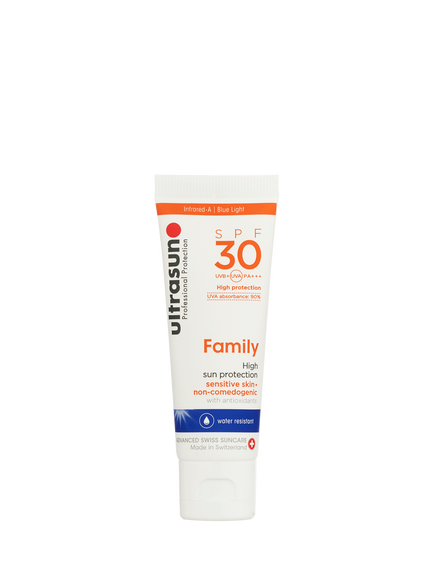 Ultrasun Family SPF 30 Sun Cream, 25ml, White