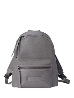 BabaBing! Luca Vegan Leather Changing Bag, Grey, Grey