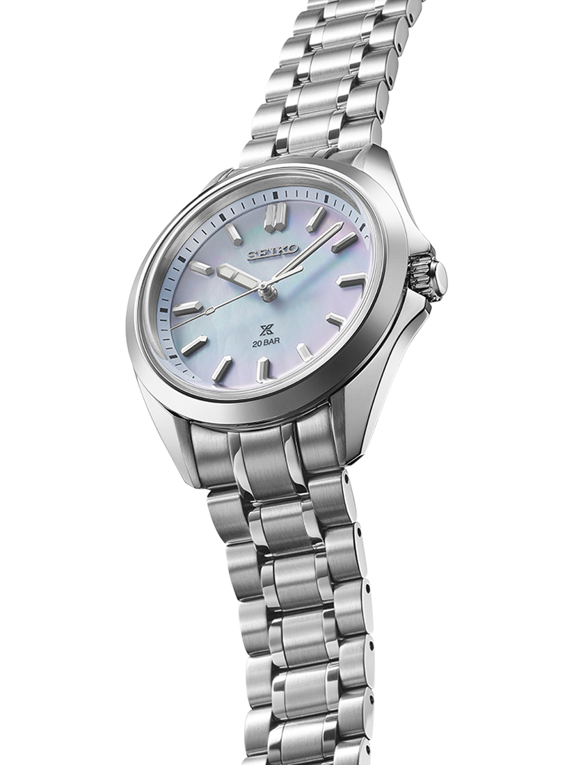Product image 3 of 9, which shows Seiko SUR607J1 Women's Prospex Marine Sports Bracelet Watch, Blue
