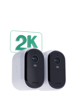 Arlo Essential 2 XL Outdoor Wireless Smart Security System with Two 2K Cameras, White - view 2, White