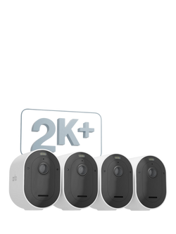 Arlo Pro 5 Wireless Smart Security System with Four 2K HDR Indoor or Outdoor Cameras, White - view 2, White