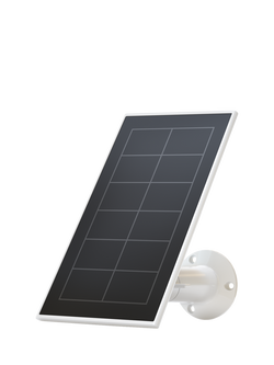 Arlo Solar Panel Charger V2 for Arlo Pro 3, Arlo Pro 4, Arlo Pro 5, Arlo Ultra & Arlo Ultra II Security Cameras, White, White