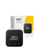 tado Smart Thermostat X, Wired, White & Black