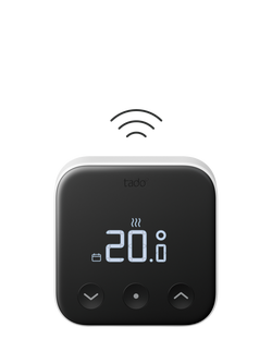 tado Wireless Temperature Sensor X, White & Black, White And Black