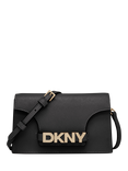 DKNY Avril Leather Cross Body Purse, Black